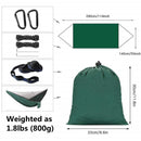 Camping Hammock with Mosquito Net Double Hammock Travel Hammock,Backpacking Hammock Portable Parachute 5+1 Ring Strap Hammock