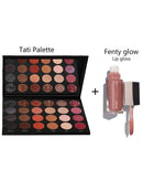 Tati Palette Textured Neutrals Vol 1 Matte Shimmer Glitter 24 Color Best Makeup Eyeshadow Palette Pigment Tati Beauty Palette
