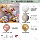 Doubled Dust Pink Boho Wedding Engagement Decoration Chrome Rose Gold Nude Balloons Garland Ballon Arch Global Birthday Decor