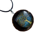 Handmade Orgone Pendant ~Black Tourmaline Crystal Quartz Tree Of Life EMF Protection Chakra Healing Orgonite Jewelry Necklace