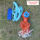 XC LOHAS American Hand Cast Fishing Net 2.4M-7.2M Small Mesh Hand Throw Cast Network With Sinker and without Sinker Fish Trap