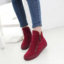 2022 Winter Snow Boots Women Winter Shoes Zip Warm Plush for Cold Winter Fashion Women&