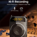 SHIDU 15W Portable Voice Amplifier Wired Microphone AUX Recording Personal Audio Bluetooth Speaker For Teachers Instructor S298