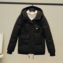 Frauen Winter Daunen Gefütterte Jacke Frauen Mit Kapuze Parkas Mantel 2022 Winter Neue Dicke Warme Baumwolle Mantel Winterjacke Weibliche Outwear