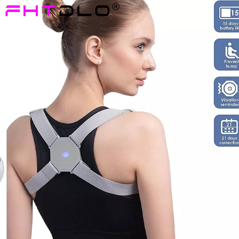 Smart Back Posture Correction Device Adjustable Back Smart Shoulder Support Belt Training Belt Spine Correction Back