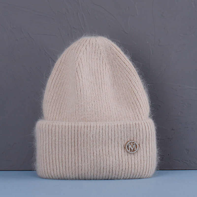 Heiße verkaufende Winter-Hut-echtes Kaninchen-Pelz-Winter-Hüte für Frauen-Art- und Weisewarme Beanie-Hüte-Frauen-feste erwachsene Abdeckungs-Kopf-Kappe