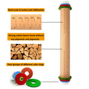 WALFOS Food Grade Wood Rolling Pin Fondant Paste Cake Roller Cake Bakeware Tool-Wooden Rolling Pin Baking & Pastry Tools