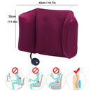 Almohadas de masaje de apoyo lumbar inflables portátiles Tcare - Diseño ortopédico para aliviar el dolor de espalda - Almohada de apoyo lumbar unisex