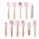 9-13Pcs Cooking Tools Set Premium Silicone Kitchen Cooking Utensils Set with Storage Box Turner Tongs Spatula Soup Spoon