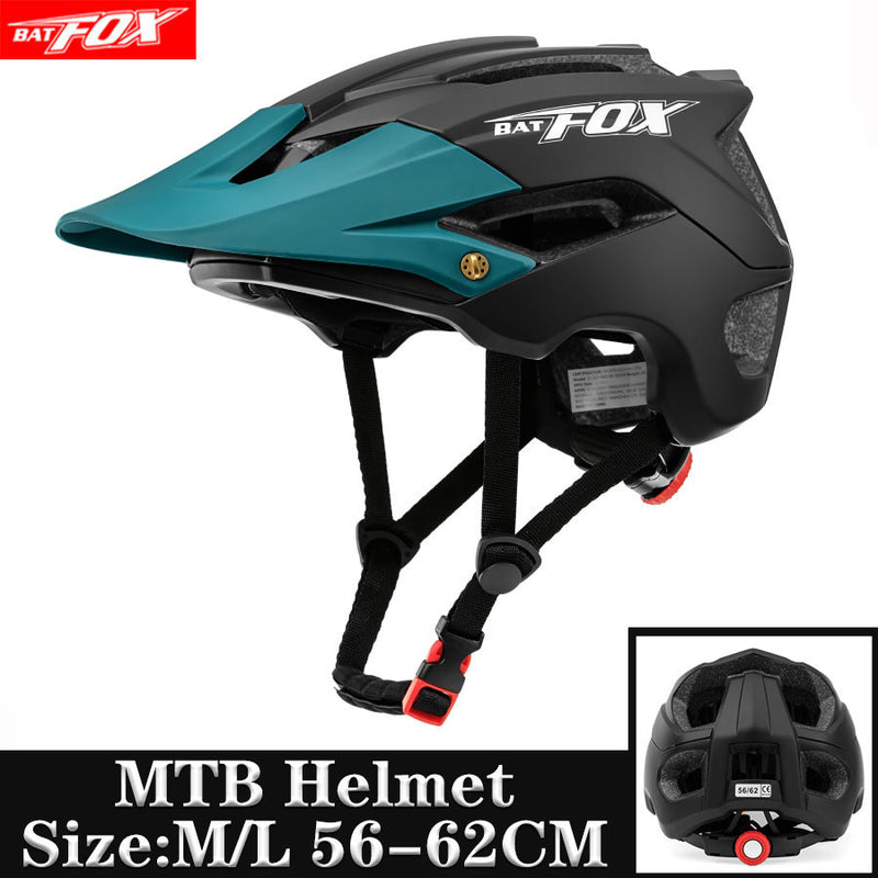 BATFOX Bike Racing Casco de bicicleta en molde Ciclismo MTB Carretera Casco Mtb Casco de ciclismo para hombres Mujeres Casco de bicicleta cascos bicicleta