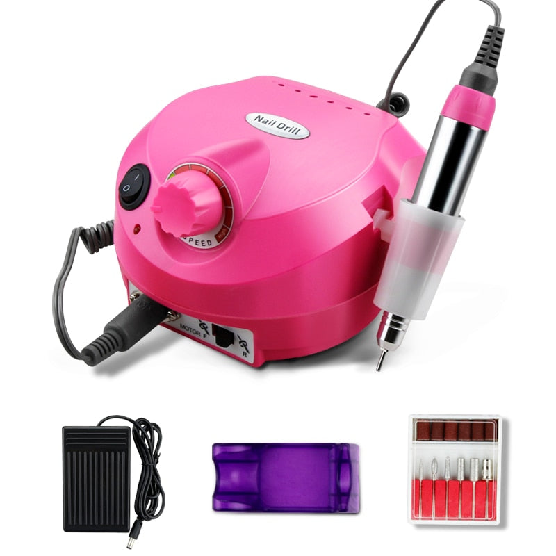 35000/20000 RPM Electric Nail Drill Machine Mill Cutter Sets for Manicure Nail Tips Manicure Electric Nail Pedicure File