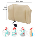 Almohadas de masaje de apoyo lumbar inflables portátiles Tcare - Diseño ortopédico para aliviar el dolor de espalda - Almohada de apoyo lumbar unisex