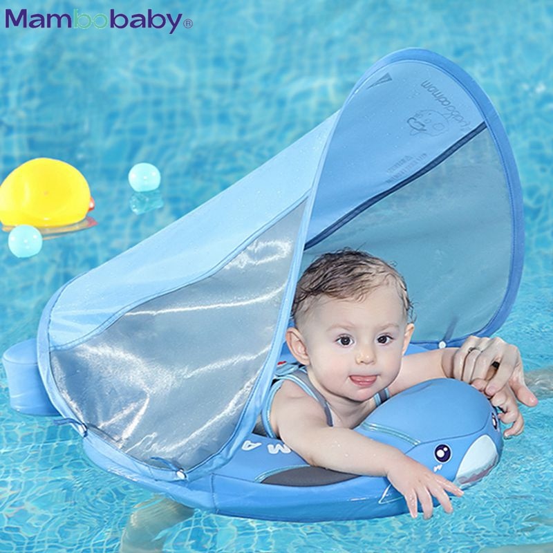 Mambobaby Baby Float Lying Swimming Ring Non-inflatable Buoy Waist Swim Rings Paddling Pool Floats Accessories Toys Swim Trainer