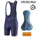 RION Radhose Herren Ciclismo Masculina Trägerhose Elastisches Zwischenpolster Lange Distanz MTB Gepolsterte Shorts Tights Slim Fit