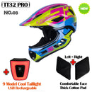 Detachable Kids Cycling Helmet with light Full Face Child Helmet Pro Protection MTB Downhill Bike Helmet Sports Safety Equipment