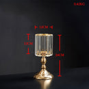 Golden Candle Holder Metal Candlestick Festival Wedding Dining Table Decoration Candle Accessory Desktop Candlesticks Home Decor