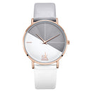 SK Luxury Leather Watches Women Creative Fashion Quartz Watches For Reloj Mujer 2019 Ladies Wrist Watch SHENGKE relogio feminino