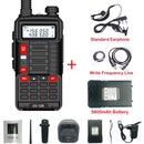 BaoFeng Walkie Talkie UV 10R V2 Two Way CB Radio Transmitter Long Range UV-10R 128CH VHF UHF 136-174Mhz 400-520Mhz Dual Band