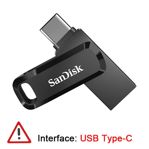 SanDisk OTG USB Flash Drive 32GB 16GB USB 3.0 Dual Mini Pen Drives 128GB 64GB PenDrives for PC and Android phones For shipping