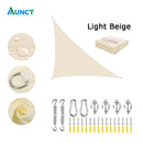 Waterproof Sun Shelter Triangle Sunshade Protection Outdoor  Cover Garden Patio Pool Shade Sail Awning Camping Sun Shade 420D
