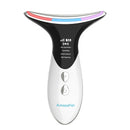 AmazeFan Facial Neck Massager 3 Colors Led Photon Therapy lifting Wrinkle Removal Beauty Device Reduce Double Chin Skin CareTool
