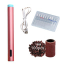 Electric Portable Manicure Machine Set Led Mini Nail Drill Pen Bits Cutter for Removing Gel Varnish Nail Pedicure Grinding Tools