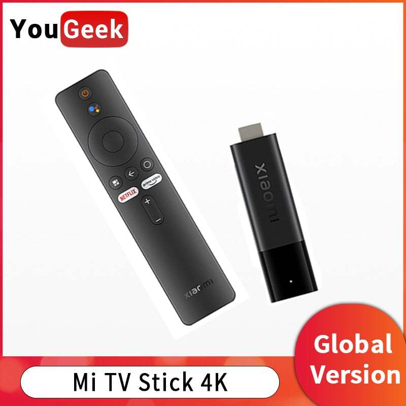 Xiaomi Mi TV Stick 4K Global Version 2GB RAM 8GB ROM Android TV 11 Quad Core Netflix Wifi Google Assistant Bluetooth 5.0