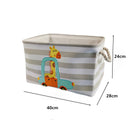 Baby Laundry Basket Cute Dinosaur  Foldable Toy Storage Bucket Picnic Dirty Clothes Basket Box Canvas Organizer Cartoon Animal
