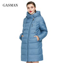GASMAN 2022  Long Puffer Winter Down Jacket Women Thick Coat Women Hooded Parka Warm Female Brand Cotton Clothes Winter  M-180