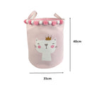 Baby Laundry Basket Cute Dinosaur  Foldable Toy Storage Bucket Picnic Dirty Clothes Basket Box Canvas Organizer Cartoon Animal