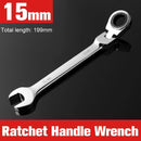 Combination Ratchet Wrench, with Flexible Head, Dual-purpose Ratchet Tool, Ratchet Combination Set. Car Hand Tools
