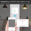 Moes ZigBee Wall Touch Smart Light Switch With Neutral/No Neutral,No Capacitor Needed Smart Life/Tuya Works with Alexa,Google