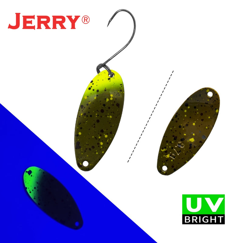 Jerry Serpent Micro cucharas de pesca Wobbler de latón Área del lago Trucha Chub Perch Señuelos de metal Adornos