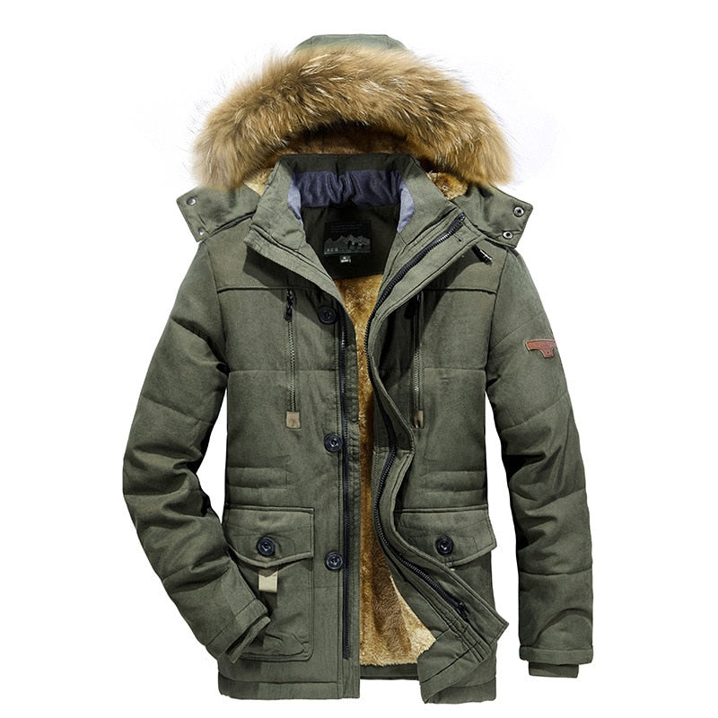 Parkas de invierno de 20 grados, chaqueta de plumón para hombre, chaqueta de plumón de pato blanco para hombre, abrigo de nieve acolchado grueso y cálido para exteriores, M-4XL de gran tamaño