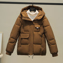 Frauen Winter Daunen Gefütterte Jacke Frauen Mit Kapuze Parkas Mantel 2022 Winter Neue Dicke Warme Baumwolle Mantel Winterjacke Weibliche Outwear