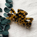 Fashion Leopard Print Hair Claws Geometric Hair Clamp Grab Hair Styling Hair Clips for Women Girls Hairpin Hair Accessories