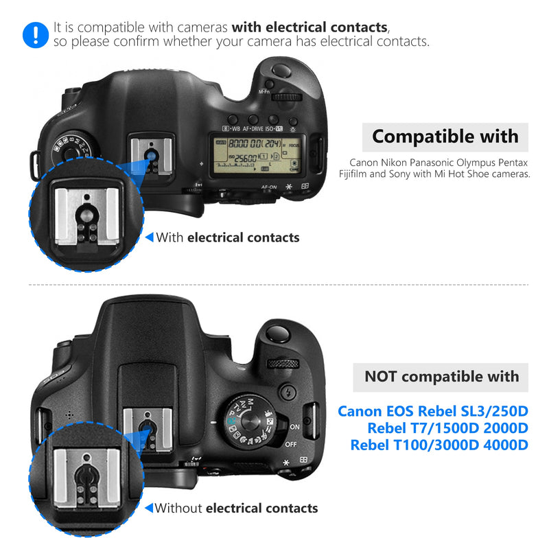 Neewer TT560 Flash Speedlite für Canon 6D/60D/700D/Nikon D7100/D90/D7000/D5300/alle Kameras mit Standard-Blitzschuh + Softbox