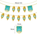 Ramadan Decoration eid mubarak Disposable Tableware Paper Plate Cup Islamic Muslim Party Eid al-fitr Ramadan Mubarak Supplies