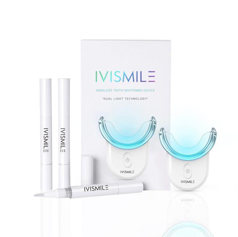 Kit de blanqueamiento de dientes IVISMILE, herramientas dentales de luz blanca, uso doméstico, limpieza bucal, juego de dientes 12% PAP, producto de sonrisa, eliminación de dientes blancos