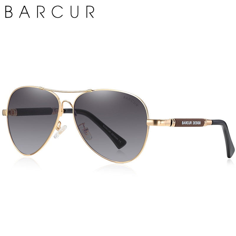 Gafas de sol BARCUR originales para hombre, gafas de sol polarizadas Anti luz azul, gafas de sol para hombre, gafas de piloto UV400 para mujer