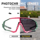 Brand New Photochromic Cycling Goggles Mountain Bike Cycling Glasses Outdoor Sports Cycling Sunglasses UV400 Eyewear 1 Lens