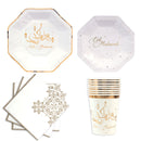 Ramadan Decoration eid mubarak Disposable Tableware Paper Plate Cup Islamic Muslim Party Eid al-fitr Ramadan Mubarak Supplies