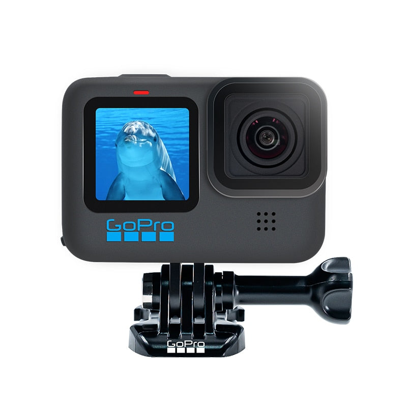 Cámara de acción subacuática negra GoPro HERO 10, video 4K 5.3K60, cámara deportiva para casco, fotos de 23MP, transmisión en vivo de 1080p Go Pro HERO10