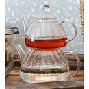 Tetera de té turco, tetera de borosilicato, tetera de vidrio resistente al calor, tetera resistente al calor, botella práctica, té de flores a base de hierbas