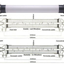 High efficiency PVC/PVDF Hollow fiber 404/8040 UF Membrane