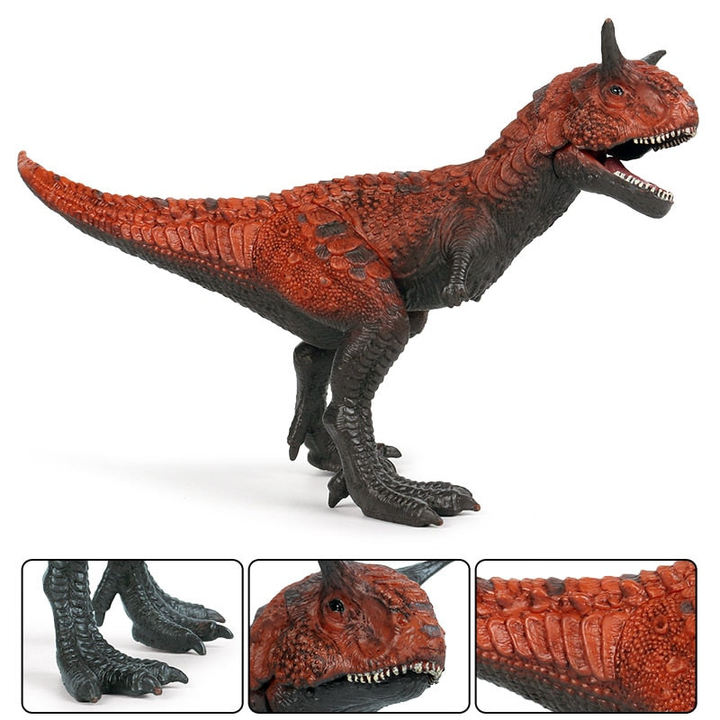 Oenux New Jurassic Dinosaurier Carnivorous Carnotaurus Action Figure T-Rex PVC Hochwertige Sammlung Modell Spielzeug für Kinder Geschenk