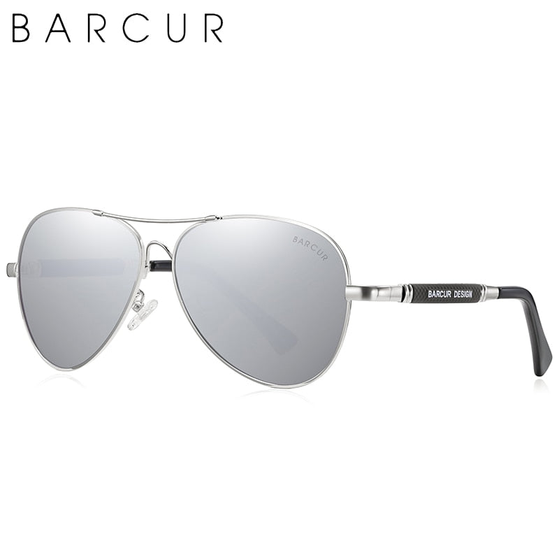 BARCUR Original Herren Sonnenbrille Polarisierte Anti Blaulichtschutz Herren Sonnenbrille Damen Pilot UV400 Brillen