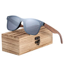 BARCUR Polarized Black Walnut Wood Sunglasses Men Square Women Sun Glasses UV400 Oculos Gafas Oculos De Sol Masculino