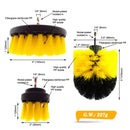 3Pcs/Set Electric Brush power scrubber Bathroom Surfaces Tub, Shower, Tile and Grout All Purpose Power Scrubber Cleaning Kit