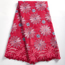 Swiss Voile Cotton Lace Fabric African 2021 Embroidery African Cotton Voile Lace Dubai Style For Everying Wedding Party 2491A